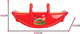 Качалка многоместная Woopie Star Красная (5904326944084) - изображение 2