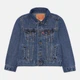 Детская джинсовая куртка для мальчика Levis Lvb-Trucker Jacket 8E2058-M8X-LZ 122-128 см (8A) Синяя (3665115043228) - изображение 1