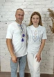 Футболка вишиванка біла вишита синім жовтим хрестиком 4XL 01400 -4XL - зображення 3