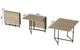 Стол трансформер книжка Вуди Ferrum-decor 75x130x90 Черный металл ДСП Дуб Сонома 16 мм (VOODY3003) - изображение 1