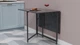Стол трансформер книжка Вуди Ferrum-decor 75x130x90 Черный металл ДСП Сосна Кембра 16 мм (VOODY3001) - изображение 2