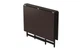 Стол трансформер книжка Вуди Ferrum-decor 75x130x90 Черный металл ДСП Венге Магия 16 мм (VOODY3002) - изображение 8