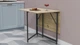 Стол трансформер книжка Вуди Ferrum-decor 75x130x90 Черный металл ДСП Дуб Сонома 16 мм (VOODY3003) - изображение 9