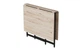 Стол трансформер книжка Вуди Ferrum-decor 75x130x90 Черный металл ДСП Дуб Сан-Марино 16 мм (VOODY3005) - изображение 13