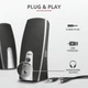 Колонки для ПК Trust MiLa 2.0 Speaker Set BLACK/WHITE - изображение 4