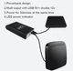 Повербанк для бесперебойной работы Wi-Fi роутера WGP 8800mAh 32.56Wh USB5V/9V/12V UPS черный - изображение 12