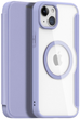 Чохол-книжка Dux Ducis Skin X Pro для iPhone 15 з MagSafe Purple (6934913025192) - зображення 1