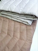 Покривало стьобане ArCloud.ZigZag Rainy Day+Taupe Gray Коричневий/Бежевий 180х215 - зображення 7