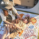 Килимок для пікніка дитячий Zoo 140 Mobi Garden NX23663009 yellow - зображення 6