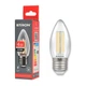 Комплект філаментних ламп ETRON Filament 10 шт 1-EFP-146 4W C37 4200K 220V E27 - зображення 2