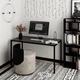 Письменный стол Art in Head Brevity Loft standart 1400х750х670 мм Графит/Черный металл (TB04070000030) - изображение 2