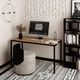 Письменный стол Art in Head Brevity Loft standart 1400х750х670 мм Дуб крафт золотой/Черный металл (TB04120000030) - изображение 2