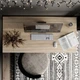 Письменный стол Art in Head Brevity Loft standart 1400х750х670 мм Дуб сонома/Белый металл (TB04130000010) - изображение 3