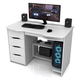Геймерский компьютерный стол ХGamer PURE White-Black - изображение 2