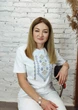 Футболка вишиванка біла вишита синім жовтим хрестиком 4XL 01400 -4XL - зображення 1