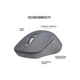 Мишка OfficePro M230G Silent Click Wireless/Bluetooth Gray (M230G) - изображение 6