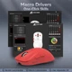Геймерська акумуляторна бездротова (Bluetooth + 2,4G) миша Attack Shark X3, PixArt PAW3395, 26000DPI, Red-ЧЕРВОНИЙ (X3-3395R) - изображение 8