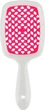 Щітка для волосся Janeke Superbrush Small біла-малина - изображение 2