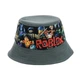 Дитяча панама із сіткою Роблокс (Roblox) 52-54 см Темно-сірий - зображення 1