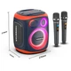 Портативна колонка Bluetooth HOPESTAR Party 130 з 2-ма мікрофонами 120W Чорна - изображение 3