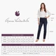 Джинсы Gloria Vanderbilt Amanda Classic Tapered Stretch Jeans Color: Scottsdale Wash Size 12 - зображення 4