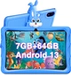 Планшет 10.1" DOOGEE U9 Kid 7/64Gb 4 ядра Android 13 5060 mAh Синий - изображение 1