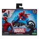 Фигурка Hasbro Человек паук с мотоциклом, 15 см - Marvel Spider-Man Web Cycle - изображение 2