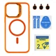 Чохол TPU+PC+Metal Stand Case with MagSafe and Camera Lenses для iPhone 15 Pro Max Колір Dark Blue - изображение 8