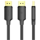 Кабель DisplayPort Vention 5м 4K 60 Гц 3D Dolby 71 чорний (LKMTR_825795) - зображення 2