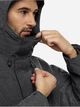 Куртка демисезонная с капюшоном мужская Jack Wolfskin Snowy Park Jkt M 1116021_6000 S Черная (4064993910100) - изображение 4