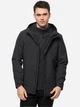 Куртка демисезонная с капюшоном мужская Jack Wolfskin Altenberg 3In1 Jkt M A61864_6000 XL Черная (4064886306997) - изображение 1
