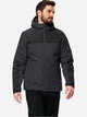Куртка демисезонная с капюшоном мужская Jack Wolfskin Jasper Ins Jkt M A61872_6350 S Темно-серая (4064886337403) - изображение 1