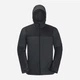 Куртка демисезонная с капюшоном мужская Jack Wolfskin Jasper Ins Jkt M A61872_6350 S Темно-серая (4064886337403) - изображение 7