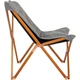 Крісло розкладне Bo-Camp Bloomsbury L Grey 1200370 DAS302726 - зображення 2