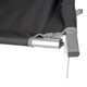 Ліжко розкладне Bo-Camp Single XL Black 1304488 DAS301395 - зображення 7