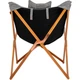 Крісло розкладне Bo-Camp Bloomsbury L Grey 1200370 DAS302726 - зображення 4