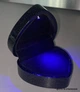 Коробочка для кольца с подсветкой Weeding Glow Heart, галактический черный - Футляр-шкатулка в виде сердца для предложения (700128) - изображение 7