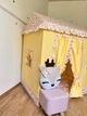 Детский домик 130x85x135 желтый - изображение 2
