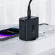 Мережевий зарядний пристрій Acefast A41 GaN PD 65W GaN 2xUSB-C+USB-A (6974316281757) Black  - зображення 4