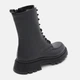 Женские демисезонные берцы кожаные высокие Bistfor 34412/102ut 36 23.5 см Черные (ROZ6501023975) - изображение 5