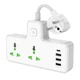 Сітковий підовжувач HOCO AC11A Voyage 2-position expansion socket(1C3A) White (6942007607063 ) - зображення 3
