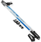 Kijki Nordic Walking Spokey 926453 Meadow 105 - 140 cm srebrnoniebieskie (5902693264538) - obraz 1