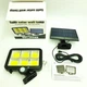 Вуличний ліхтар із датчиком руху Split Solar Wall Lamp на сонячній батареї nf-160c - зображення 3