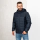 Куртка демісезонна чоловіча великого розміру UF-fashion 98-двл DV MEN'S 64 темно-синій - зображення 4