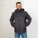 Чоловіча демісезонна куртка великого розміру UF-fashion 98-двл DV MEN'S 64 графітовий - зображення 2