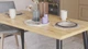 Стол кухонный Марсель 50 Ferrum-decor 75x120x60 Черный металл ДСП Дуб Артизан 32 мм (MAR5007) - изображение 5