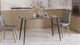 Стол кухонный Марсель 50 Ferrum-decor 75x120x60 Черный металл ДСП Дуб Сонома Трюфель 32 мм (MAR5004) - изображение 2