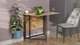 Стол трансформер книжка Вуди Ferrum-decor 75x130x90 Черный металл ДСП Дуб Артизан 16 мм (VOODY3007) - изображение 2