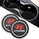 Коврик антискользящий в подстаканник с логотипом HYUNDAI (2шт) - изображение 1