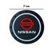 Коврик антискользящий в подстаканник с логотипом NISSAN (2 шт) - изображение 3
